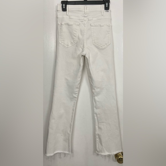 MOTHER The Hustler Fray Fairest of Them All White Size 26 - Picture 3 of 12